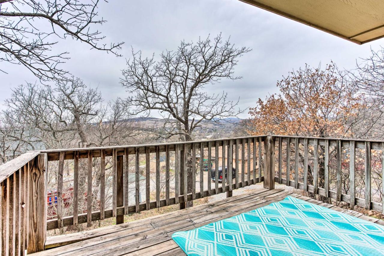 Medicine Park Cabin Rental With Mountain View Exterior photo