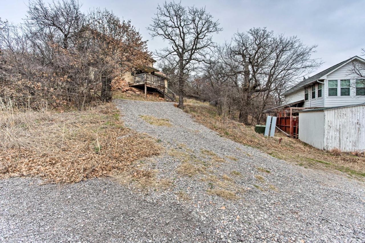 Medicine Park Cabin Rental With Mountain View Exterior photo