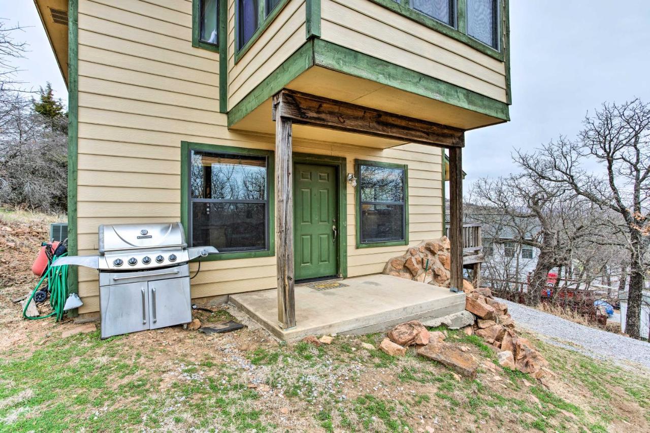 Medicine Park Cabin Rental With Mountain View Exterior photo